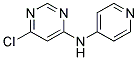 (6-Chloro-pyrimidin-4-yl)-pyridin-4-yl-amine Struktur