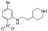 (5-Bromo-2-nitro-phenyl)-(2-piperidin-4-yl-ethyl)-amine Struktur