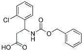 3-{[(benzyloxy)carbonyl]amino}-3-(2-chlorophenyl)propanoic acid Struktur