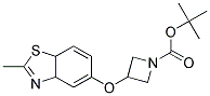 3-(2-Methyl-3a,7a-dihydro-benzothiazol-5-yloxy)-azetidine-1-carboxylic acid tert-butyl ester Struktur