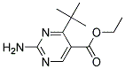 ethyl 2-amino-4-tert-butylpyrimidine-5-carboxylate Struktur