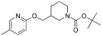 3-(5-Methyl-pyridin-2-yloxymethyl)-piperidine-1-carboxylic acid tert-butyl ester Struktur