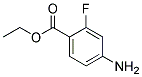 4-AMINO-2-FLUOROBENZOIC ACID ETHYL ESTER Struktur