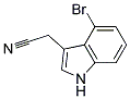 4-BROMOINDOLE-3-ACETONITRILE Struktur