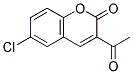 3-ACETYL-6-CHLOROCOUMARIN Struktur