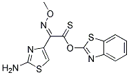 (BENZOTHIAZOLE-2-YL)-2-(2-AMINOTHIAZOLE-4-YL)-(Z)-2-METHOXYIMINO THIOACETATE Struktur