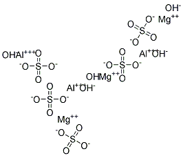 ALUMINUM MAGNESIUM HYDROXIDE SULFATE Struktur