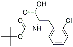 N-tert-Butoxycarbonyl-D-3-(2-chlorophenyl)alanine Struktur