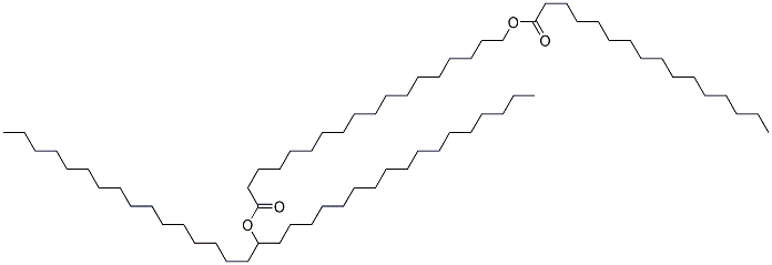 Hexadecylstearyl palmitate/stearate Struktur