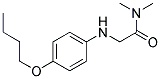 2-(P-BUTOXYANILINO)-N,N-DIMETHYLACETAMIDE Struktur