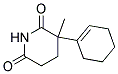 3-(1-CYCLOHEXENYL)-3-METHYL-2,6-PIPERIDINEDIONE Struktur