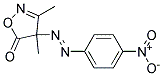 3,4-DIMETHYL-4-(P-NITROPHENYLAZO)-5(4H)-ISOXAZOLONE Struktur