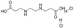 3,3'-(ETHYLENEDIIMINO)DIPROPIONICACIDDIHYDROCHLORIDE Struktur