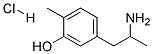 5-(2-AMINOPROPYL)-2-METHYLPHENOLHYDROCHLORIDE Struktur