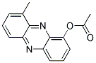 9-METHYL-1-PHENAZINYLACETATE Struktur