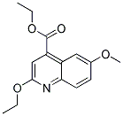 ETHYL2-ETHOXY-6-METHOXY-4-QUINOLINECARBOXYLATE Struktur