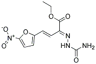 ETHYL4-(5-NITRO-2-FURYL)-2-SEMICARBAZONO-3-BUTENOATE Struktur