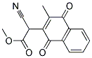 METHYL2-CYANO-2-(3-METHYL-1,4-DIOXO-1,4-DIHYDRO-2-NAPHTHYL)ACETATE Struktur