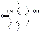 N-(5-ISOPROPYL-4-HYDROXY-2-METHYLPHENYL)BENZAMIDE Struktur