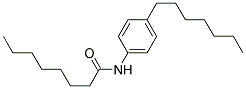 N-(P-HEPTYLPHENYL)OCTANAMIDE Struktur