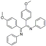 N,N'-(BIS(P-METHOXYPHENYL)ETHANEDIYLIDENE)DIANILINE Struktur