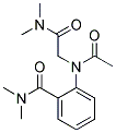 O-(N-(DIMETHYLCARBAMOYLMETHYL)ACETAMIDO)-N,N-DIMETHYLBENZAMIDE Struktur