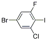 4-Bromo-2-chloro-6-fluoroiodobenzene Struktur