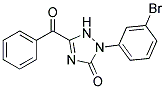 5-Benzoyl-2-(3-bromophenyl)-1,2-dihydro-3H-1,2,4-triazol-3-one Struktur