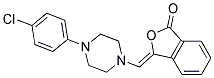 (Z)-3-((4-(4-Chlorophenyl)piperazin-1-yl)methylene)isobenzofuran-1(3H)-one Struktur