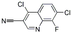 4,7-DICHLORO-8-FLUORO-QUINOLINE-3-CARBONITRILE
 Struktur