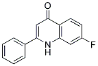 7-fluoro-2-phenylquinolin-4(1H)-one Struktur