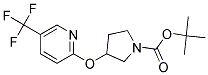 3-(5-Trifluoromethyl-pyridin-2-yloxy)-pyrrolidine-1-carboxylic acid tert-butyl ester Struktur