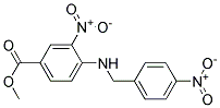 3-Nitro-4-(4-nitro-benzylamino)-benzoic acid methyl ester Struktur