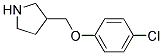 3-(4-Chloro-phenoxymethyl)-pyrrolidine Struktur