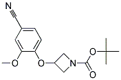 3-(4-Cyano-2-methoxy-phenoxy)-azetidine-1-carboxylic acid tert-butyl ester Struktur