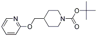 4-(Pyridin-2-yloxymethyl)-piperidine-1-carboxylic acid tert-butyl ester Struktur