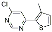 4-Chloro-6-(3-methyl-thiophen-2-yl)-pyrimidine Struktur