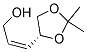 (2Z)-3-[(4R)-2,2-dimethyl-1,3-dioxolan-4-yl]prop-2-en-1-ol Struktur