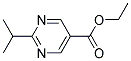 ethyl 2-(1-methylethyl)pyrimidine-5-carboxylate Struktur