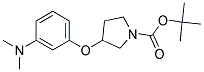 3-(3-Dimethylamino-phenoxy)-pyrrolidine-1-carboxylic acid tert-butyl ester Struktur