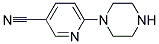 6-piperazin-1-ylpyridine-3-carbonitrile Struktur