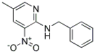 Benzyl-(5-methyl-3-nitro-pyridin-2-yl)-amine Struktur