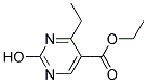 ethyl 4-ethyl-2-hydroxypyrimidine-5-carboxylate Struktur