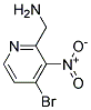 (4-Bromo-3-nitro-pyridin-2-yl)-methyl-amine Struktur