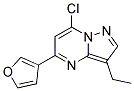 7-chloro-3-ethyl-5-furan-3-ylpyrazolo[1,5-a]pyrimidine Struktur