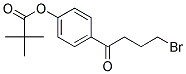 Methyl 4-(4-Bromo-1-Butyryl)-alpha,alpha-Dimethyl Phenyl Acetate Struktur