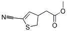 Methyl 2-Cyano-2-Tetrahydrothiophene-ene-Acetate Struktur