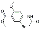 Methyl-4-Acetylamino-5-Bromo-2-Methoxybenzoate Struktur