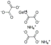 Ammonium germanium oxalate Struktur