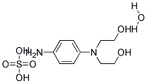 N,N-Bis(hydroxyethyl)-p-phenylenediamine sulfate monohydrate Struktur